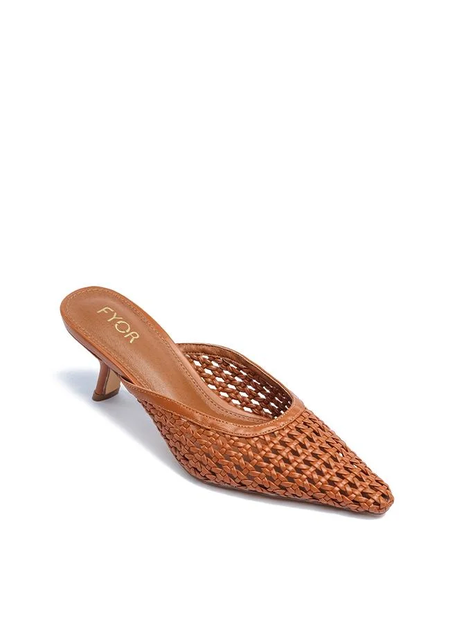 FYOR Stylish Woven Pointed Pump AJ 007